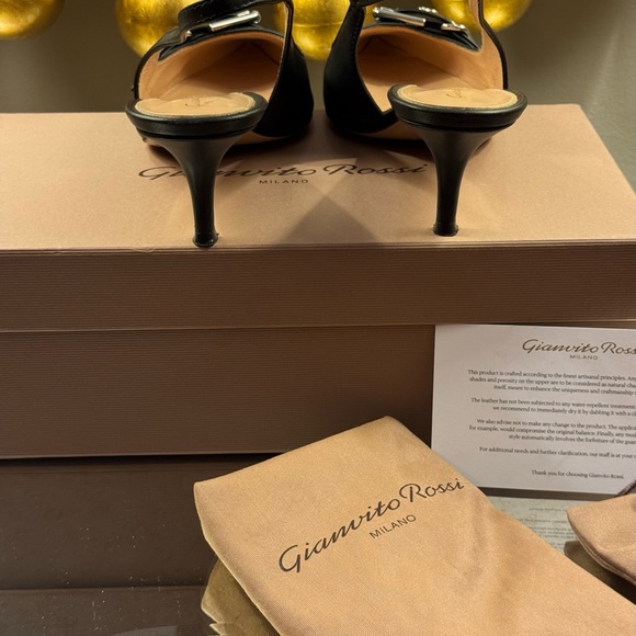 Gianvito Ross Milano Leith Slingback Pumps - Picture 10 of 11